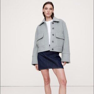 Banana Republic Wool Boucle Cropped Jacket NWT